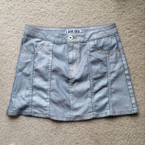 I.AM.GIA Metallic Iridescent Skirt